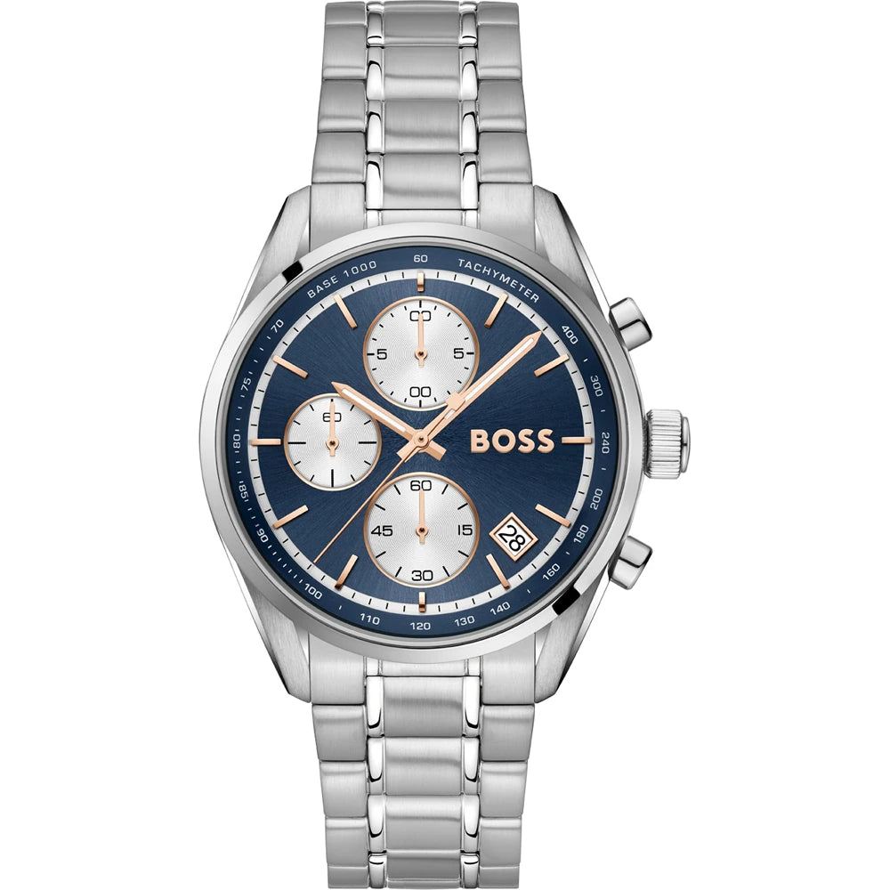 Hugo Boss Grand Prix Touring Steel Gents Chronograph with Tachymeter
