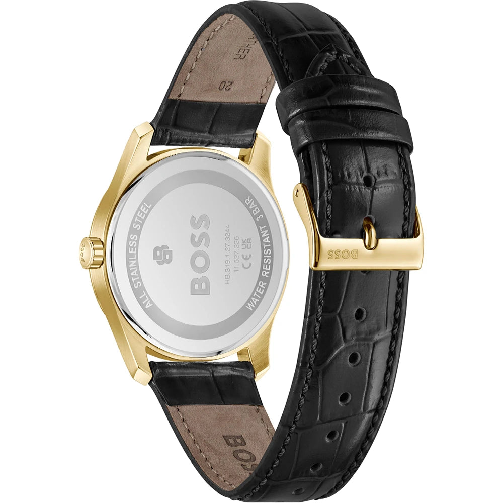 Hugo Boss Principle Prestige Gents black dress watch with date