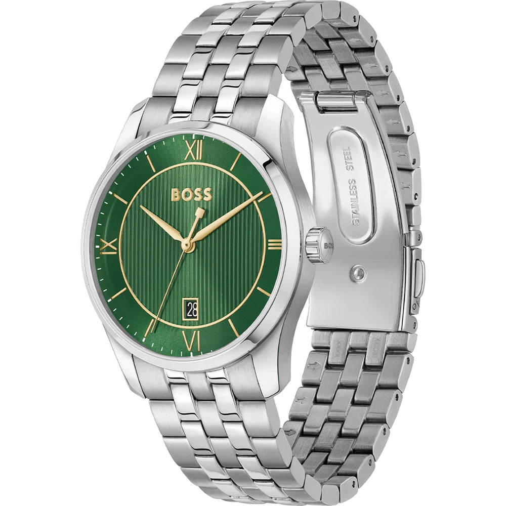 Hugo Boss Principle Prestige Steel gents dress watch with date