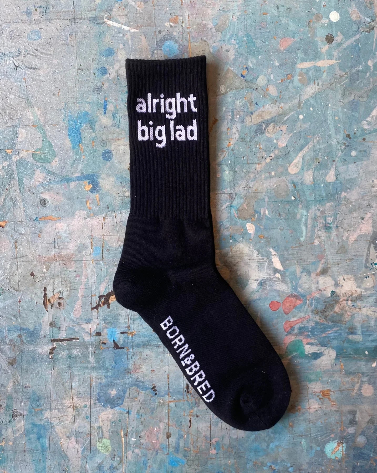 Alright Big Lad Socks