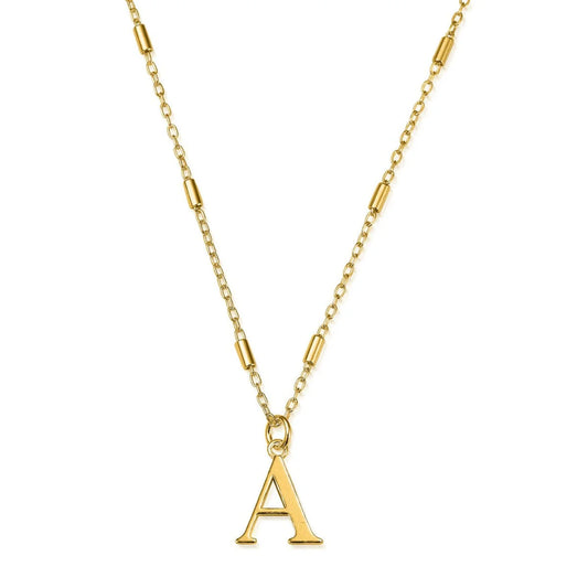 Initial Necklace GOLD A-Z