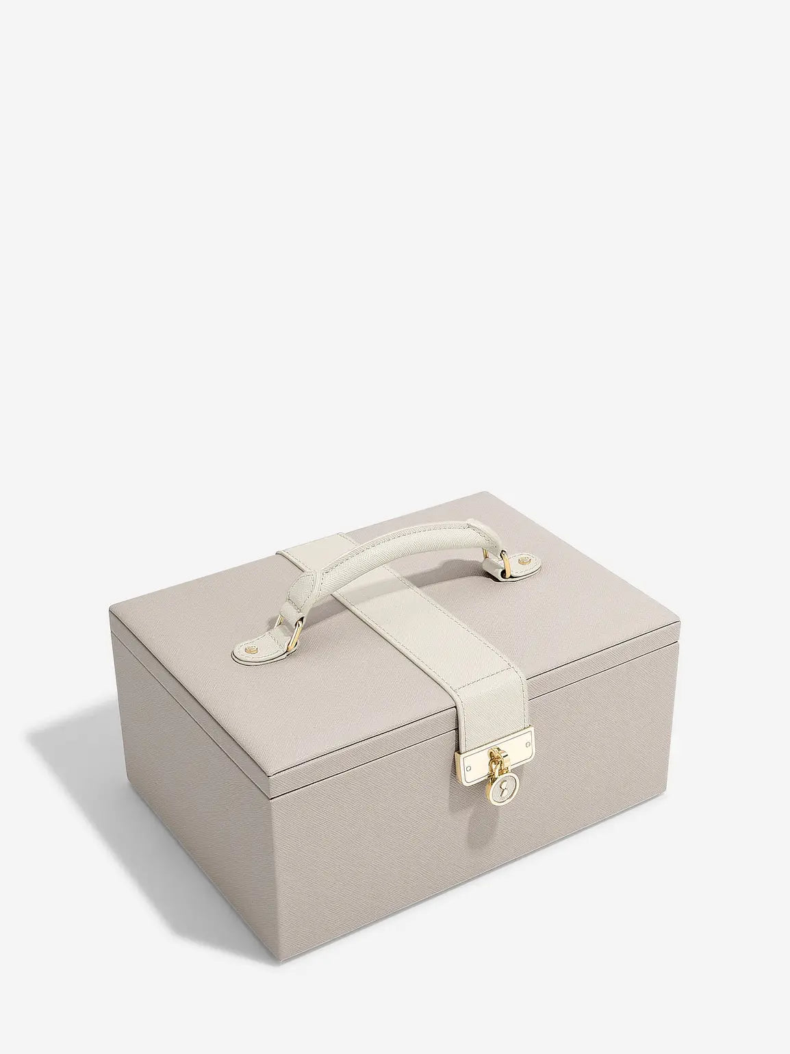 Luxury Classic Jewellery Box - Taupe