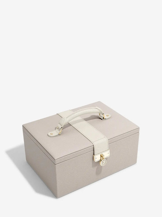 Luxury Classic Jewellery Box - Taupe