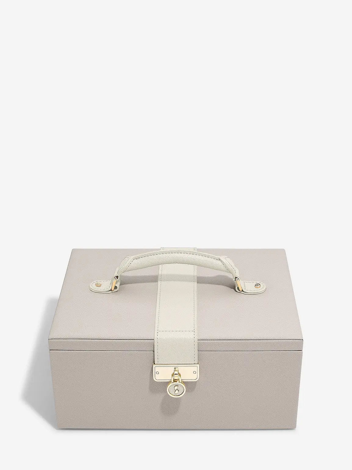 Luxury Classic Jewellery Box - Taupe