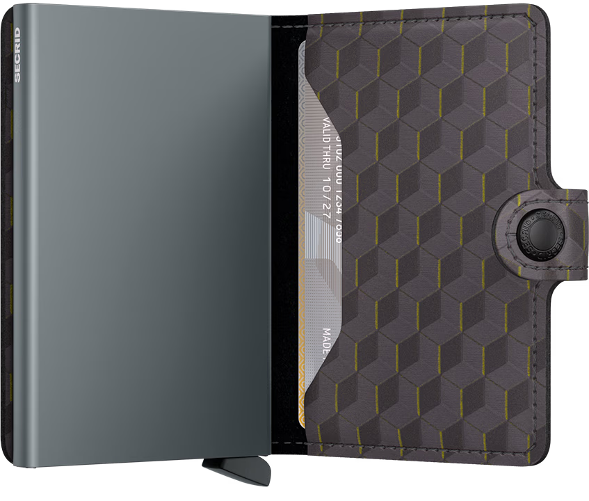 Mini Wallet Optical Grey/Yellow