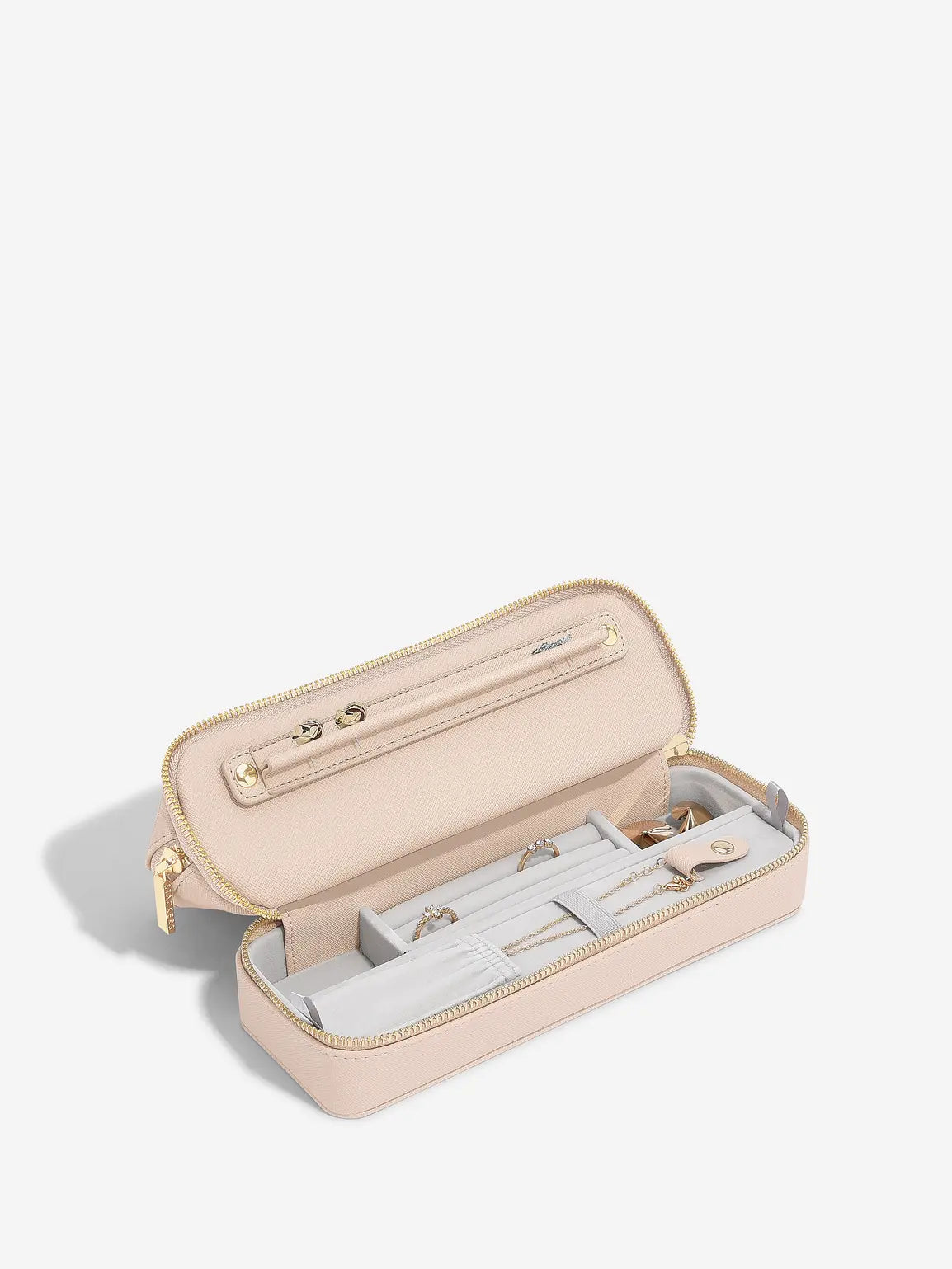 Stackers Blush Cosmetic and Jewellery Bag