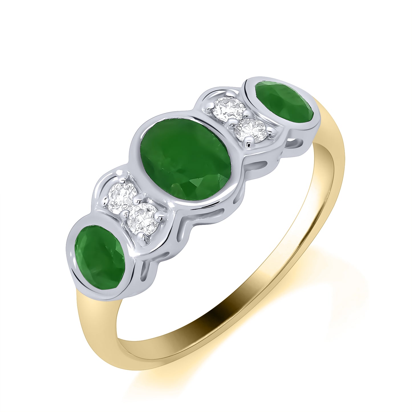 Coloured Gemstone and Diamond Ring