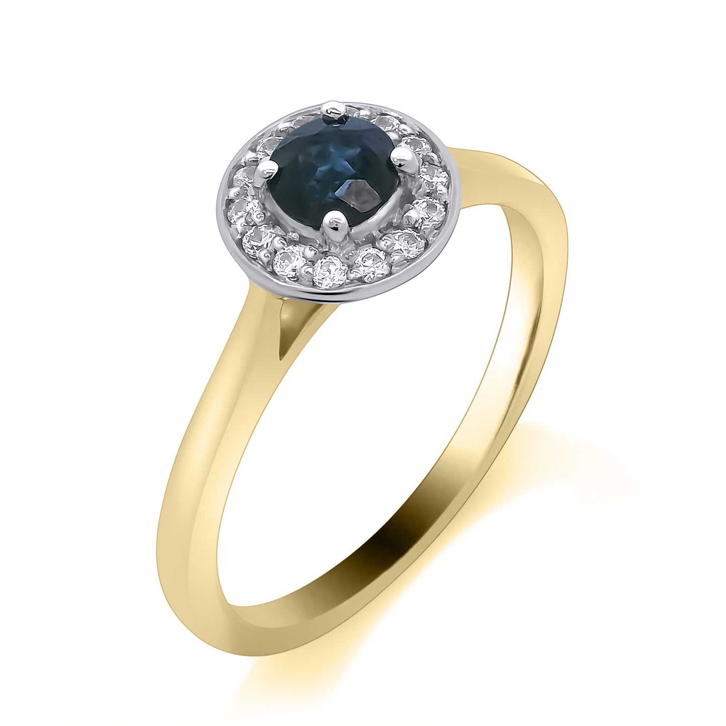 9ct Gold Ruby and Diamonds Ring