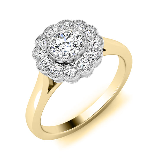 Diamond Halo Ring