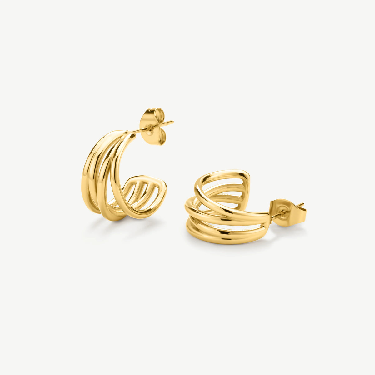 Intertwined Mini Hoops