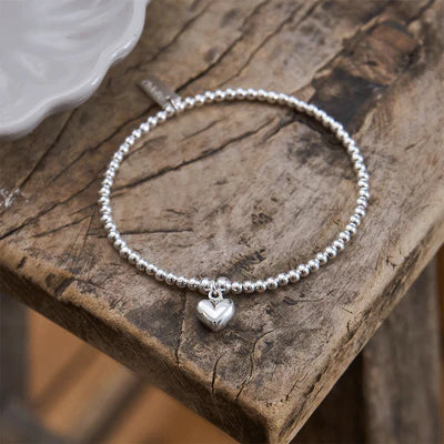 Cute Charm Puffed Heart Bracelet