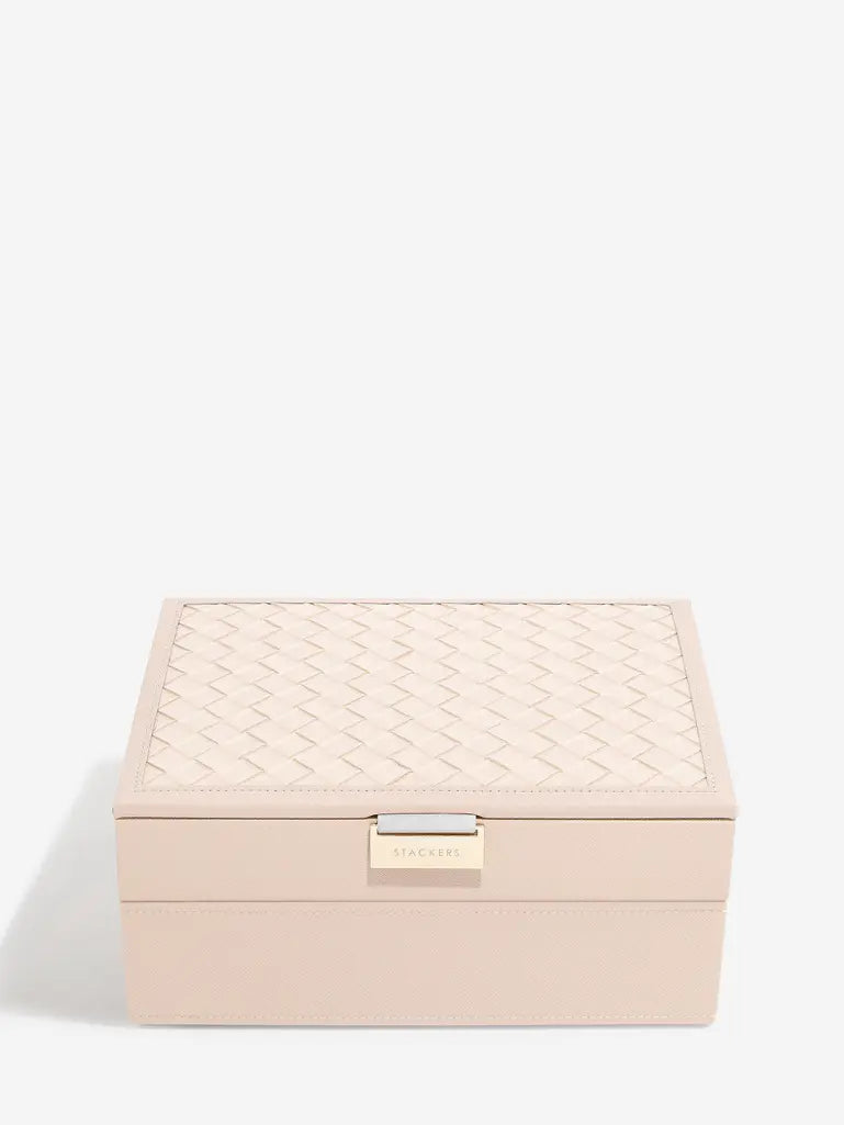 Classic Woven Jewelley Box set x2 - Blush
