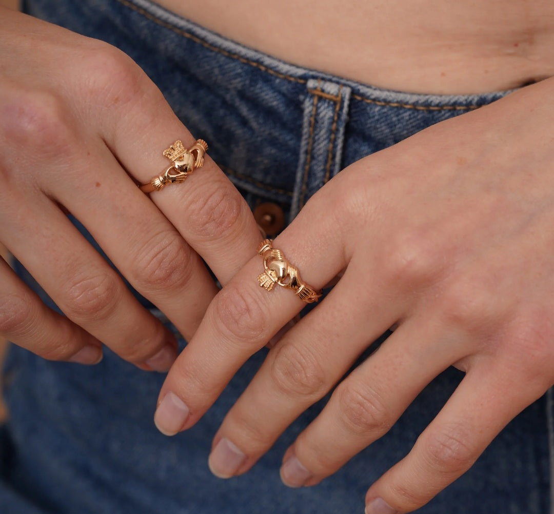 Celtic Twist Claddagh Ring