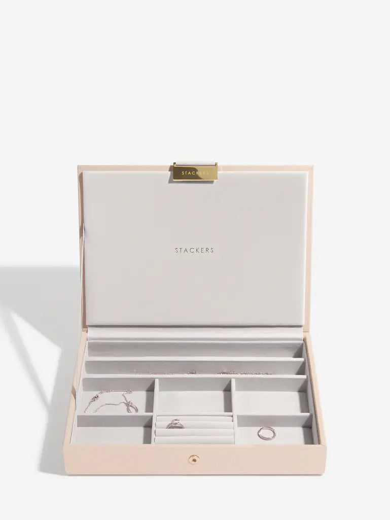 Classic Woven Jewelley Box set x2 - Blush