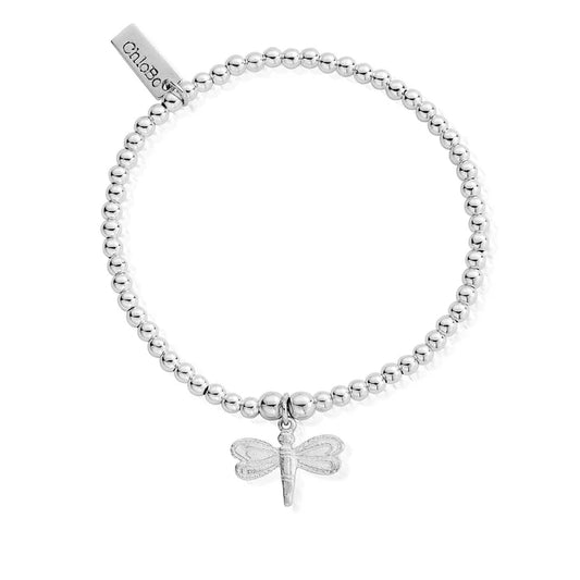 Cute Charm Dragonfly Bracelet - Silver