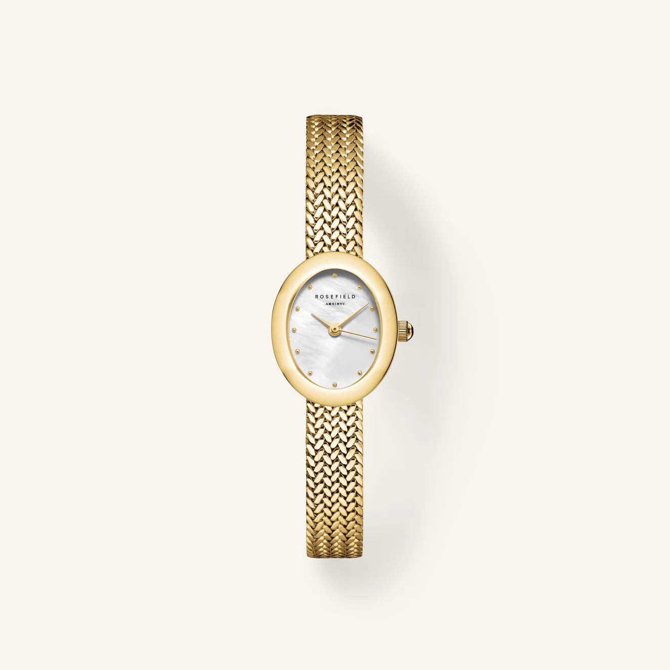 Rosefeild Ladies Watch Mini Oval Gold