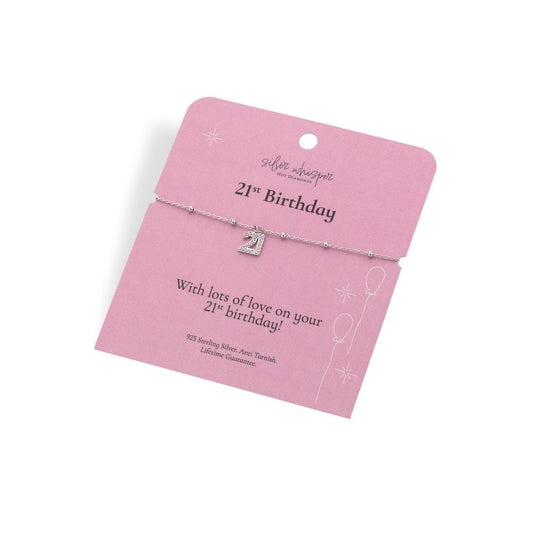 21st Birthday Bracelet