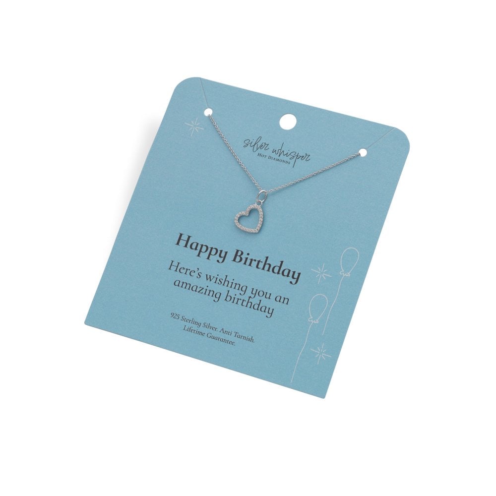 Happy Birthday Pendant 925 Sterling Silver