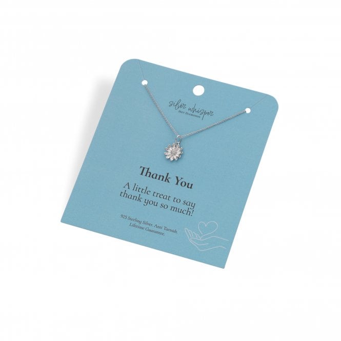 Thank You Pendant 925 Sterling Silver