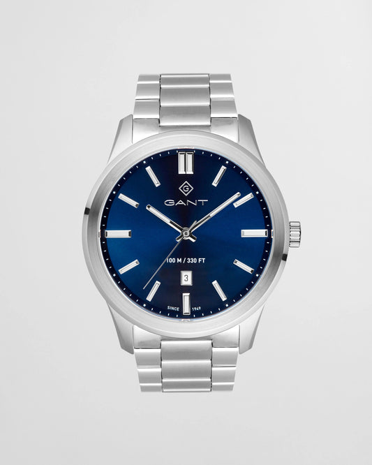 Gant Gents Steel/Night Blue Bridgeton Watch