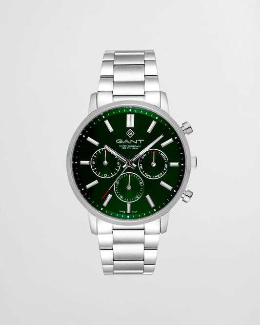 Gant Gents Green/Steel East Hill Day-Date Watch