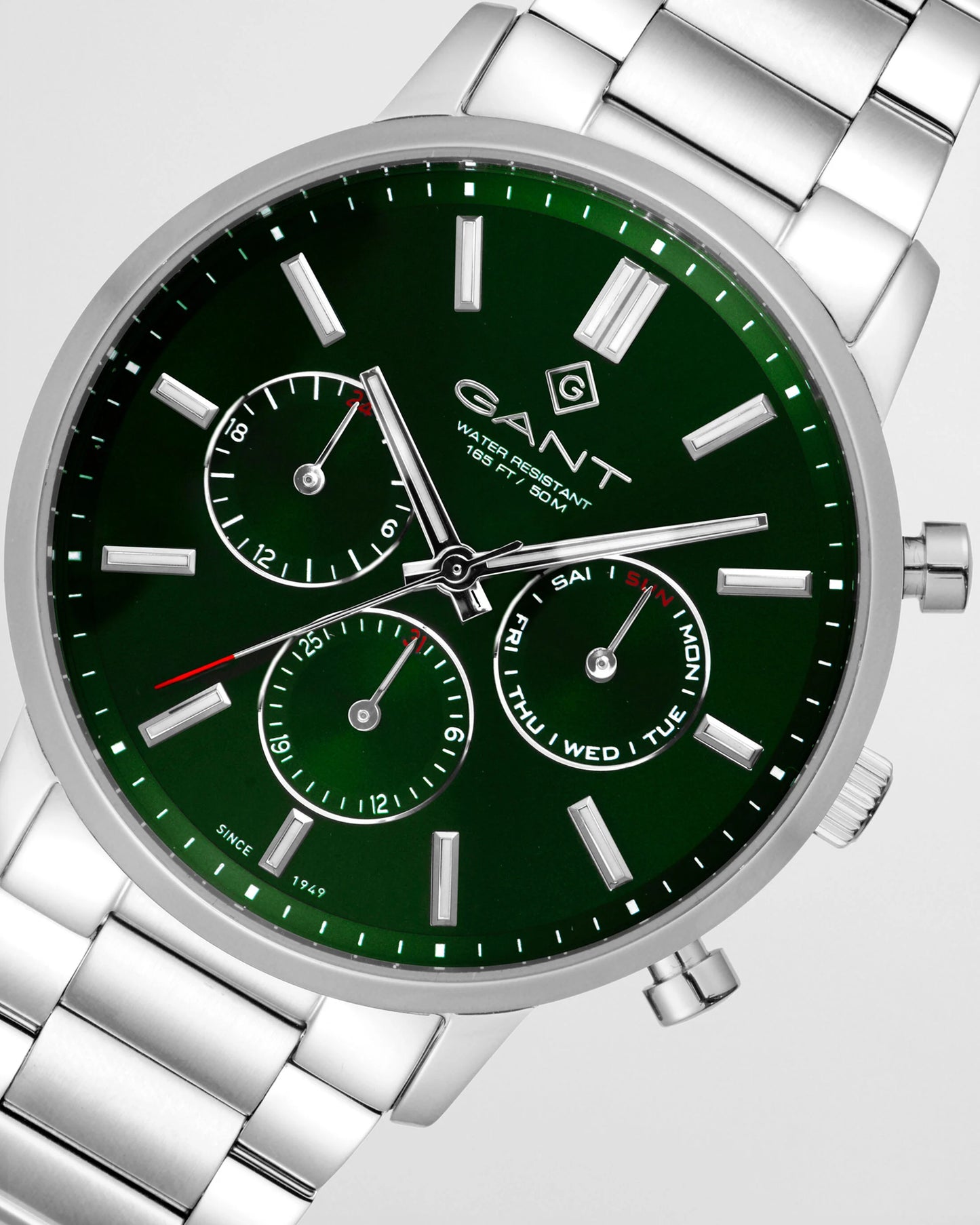 Gant Gents Green/Steel East Hill Day-Date Watch