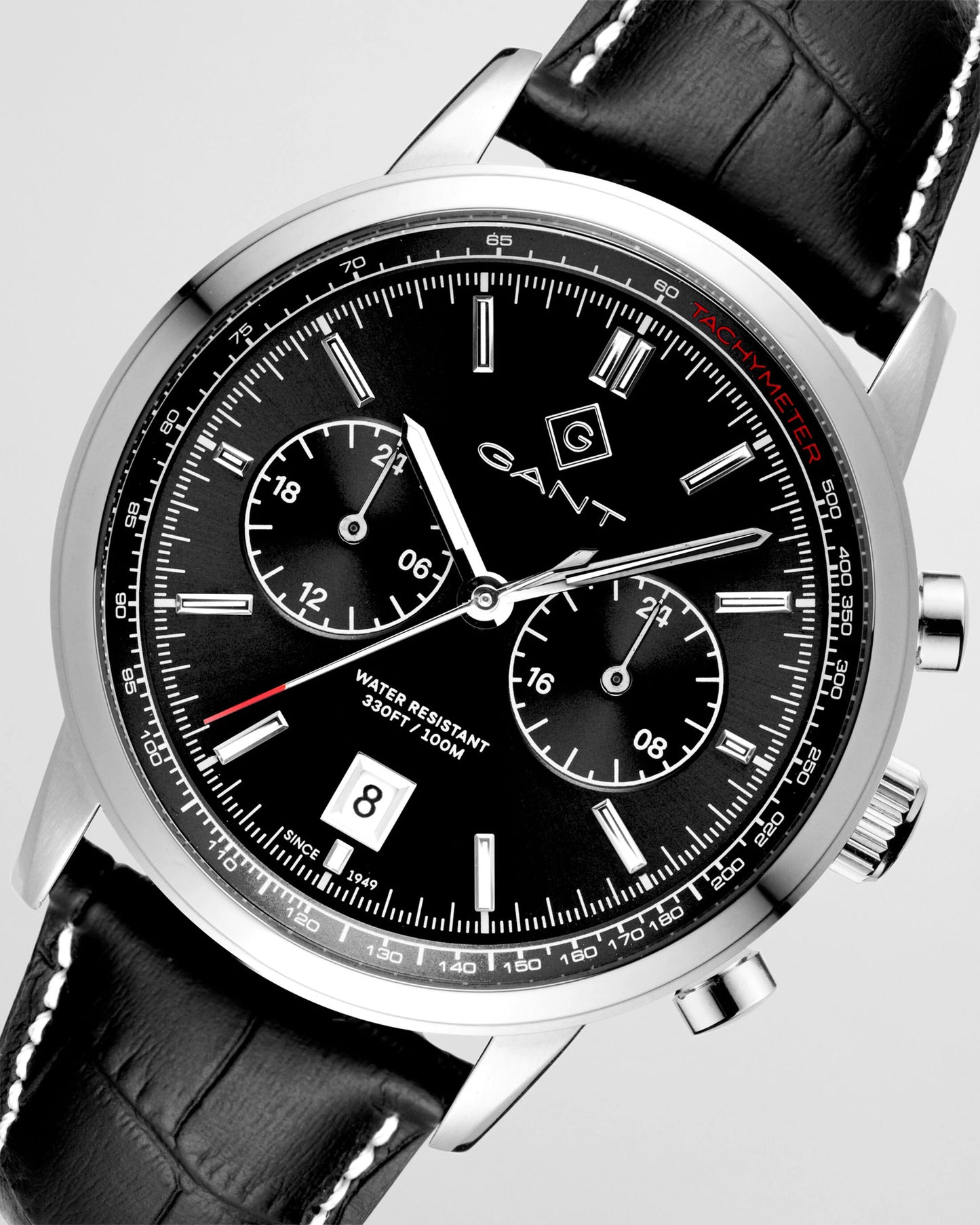 Gant Gents Black/Leather Bergamo Watch