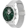 Tommy Hilfiger Green Dial Mesh Bracelet Watch