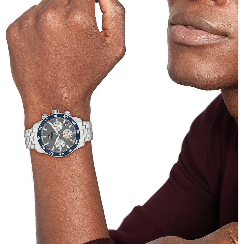 Tommy Hilfiger Watch  Steel Gents Chronograph with Date