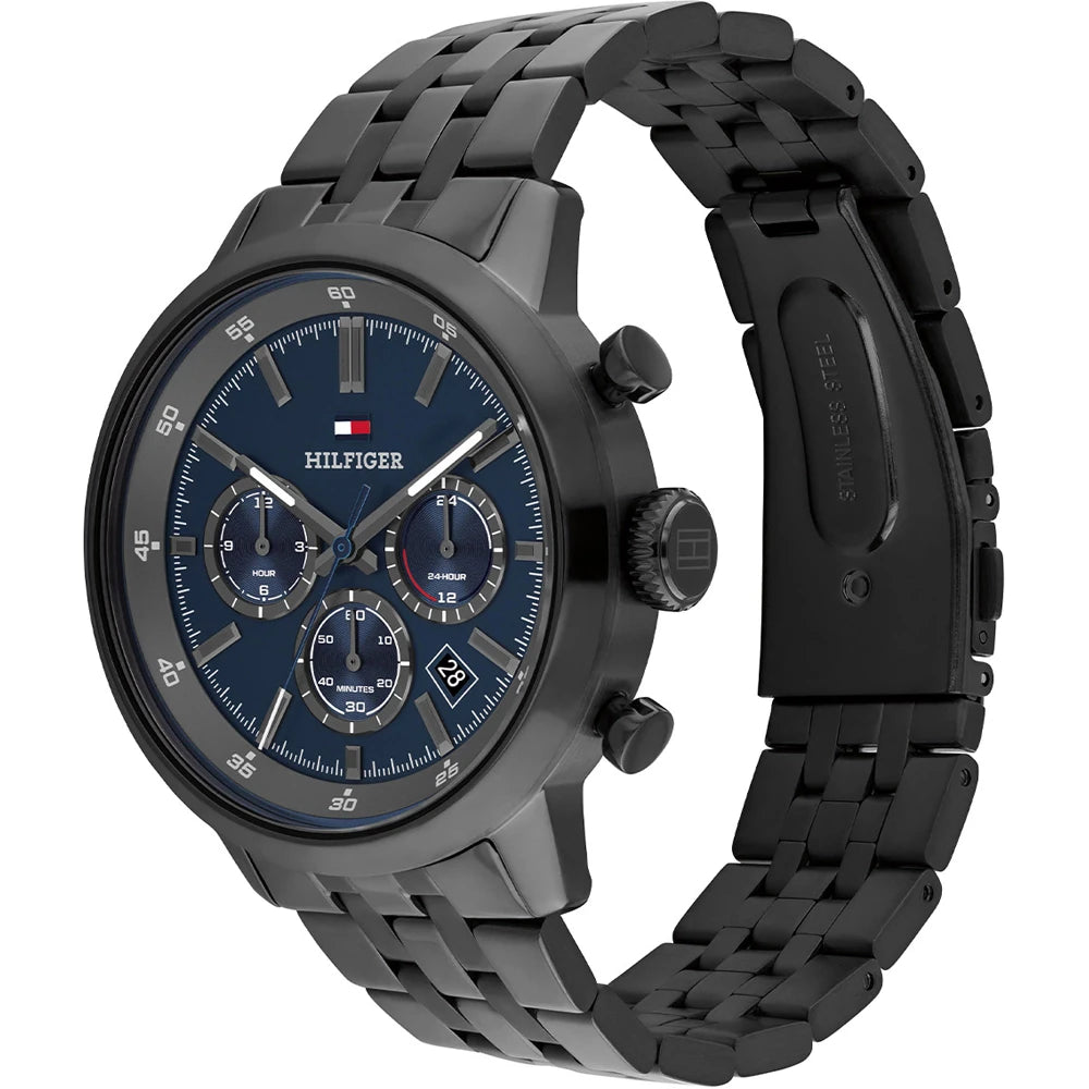 Tommy Hilfiger Grey dual time gents watch