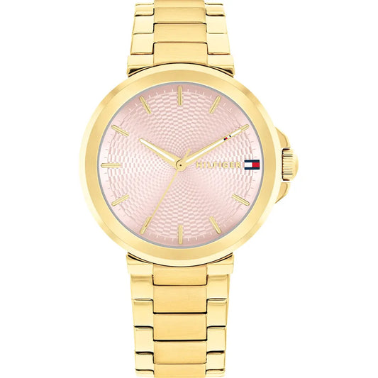 TOMMY HILFIGER Ladies Gold & Blush Watch