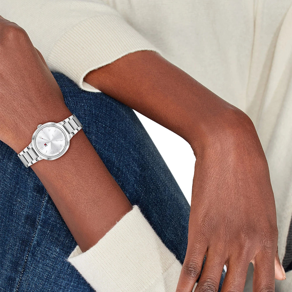 Tommy Hilfiger Ladies Quartz Watch with Crystals