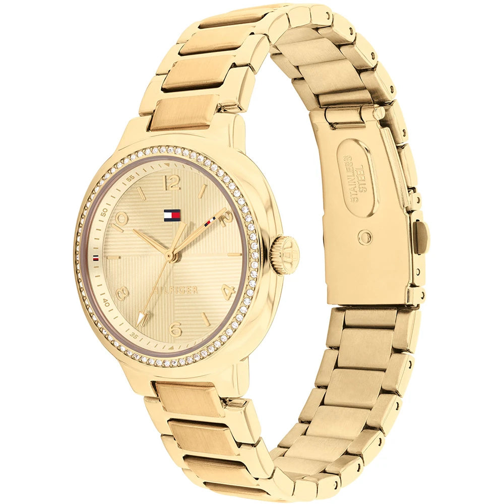 Tommy Hilfiger Ladies Quartz Watch with Crystals