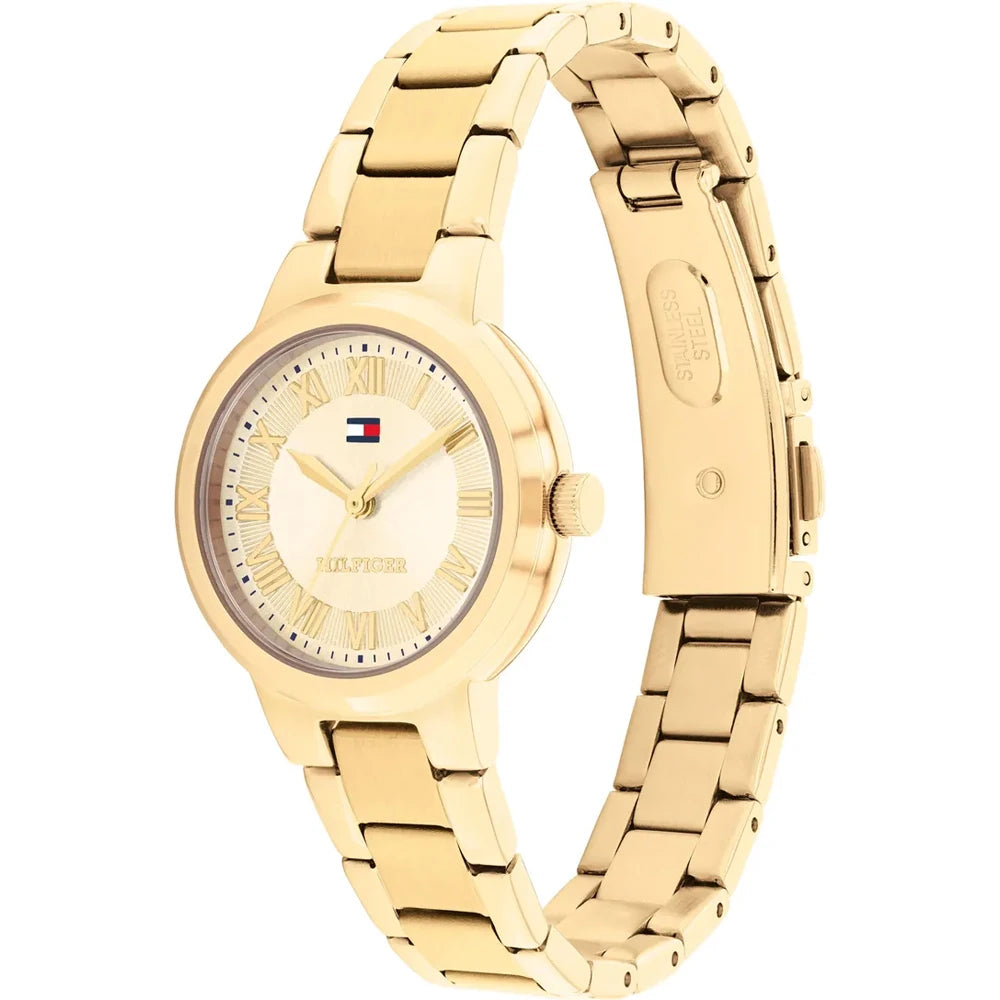 Tommy Hilfiger Gold Ladies Quartz Watch
