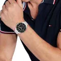 Tommy Hilfiger Oceanic Diver (42mm) Black Dial / Stainless Steel Bracelet