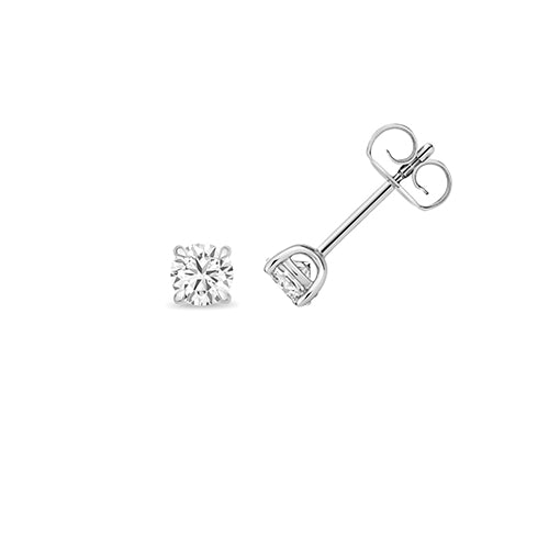 LAB GROWN DIAMOND STUDS IN 9CT WHITE GOLD