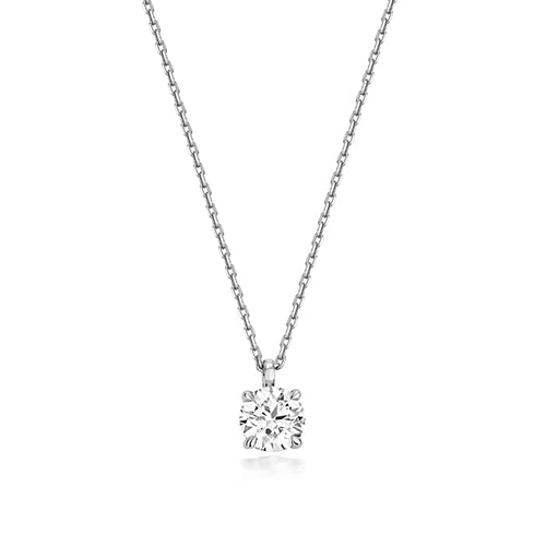 LAB GROWN DIAMOND NECKLACE IN 9CT WHITE GOLD