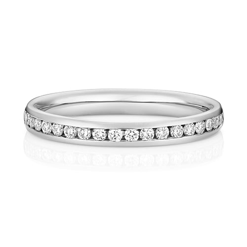 LAB GROWN DIAMOND SET WEDDING RING IN 9CT GOLD