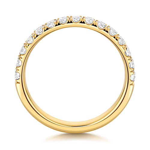 LAB GROWN DIAMOND SET WEDDING RING IN 9CT GOLD